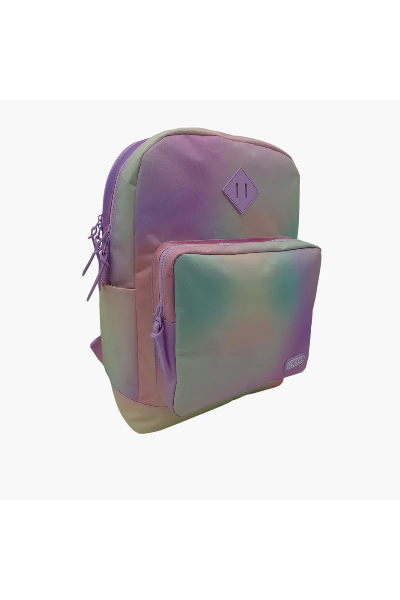 ROCO All-Over Ombre Print Backpack with Pencil Pouch - 17 inches